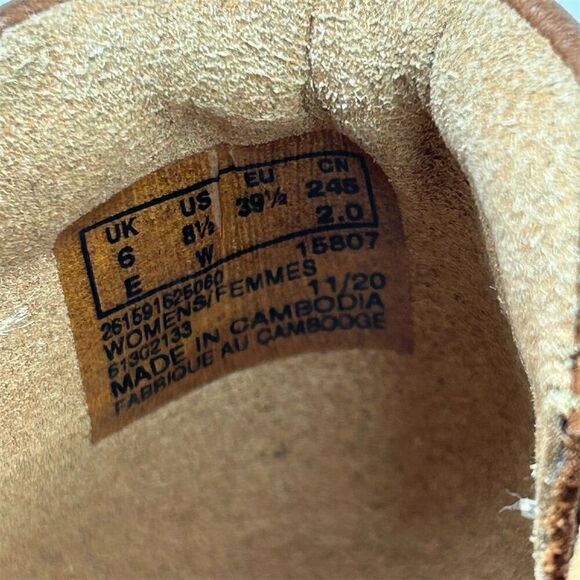 Clarks Unstructured Brown Leather Strappy Closed Toe Sandals Size 8.5 W Casual - Picture 12 of 12